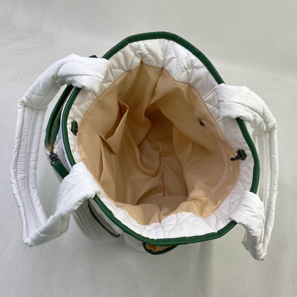 quilted pickleball paddle tote bag
