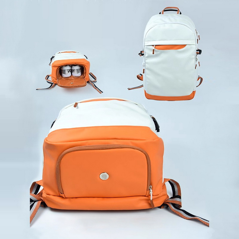 PU Sport Backpack Shoes Compartment 