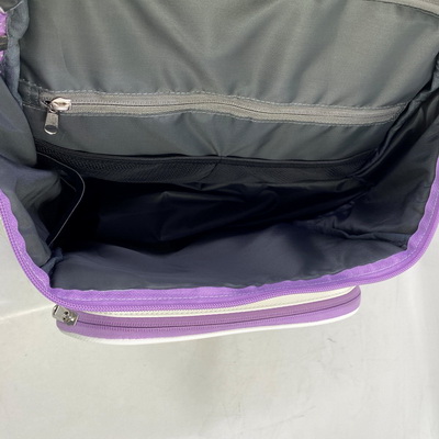 Large opening zipper pocket 