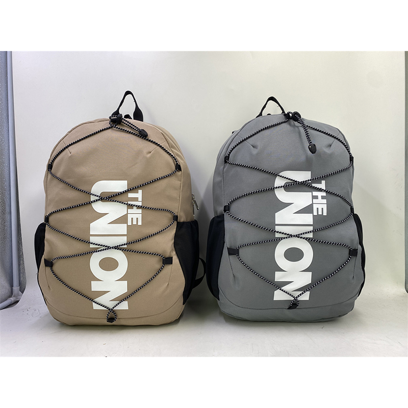 Student Backpack College Backpack with String Design