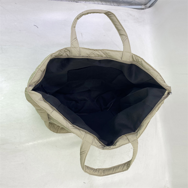 Puffer QuiltingTote Shoulder Bag
